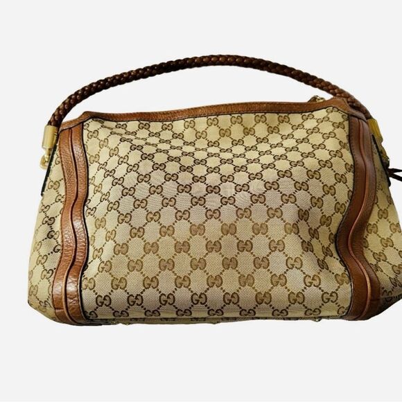 Gucci woven strap Bella tote - Picture 2 of 15